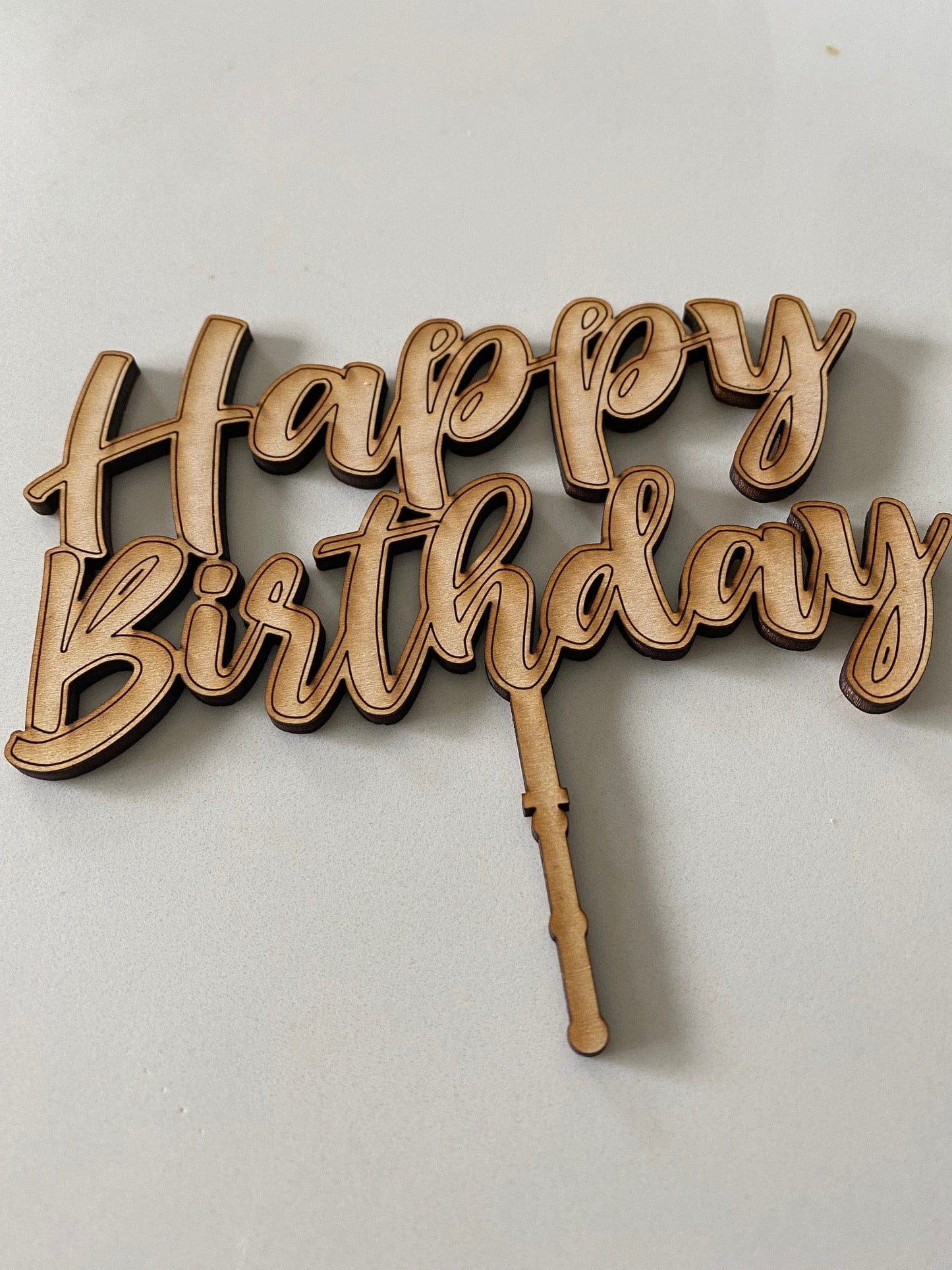 Cake Topper Happy Birthday V2