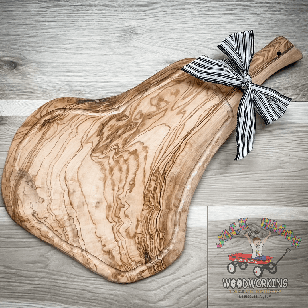 Mediterranean Natural Olive Wood - Rustic Cutting Board